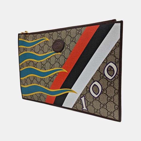 Courrier Monogram Coated Canvas Beige