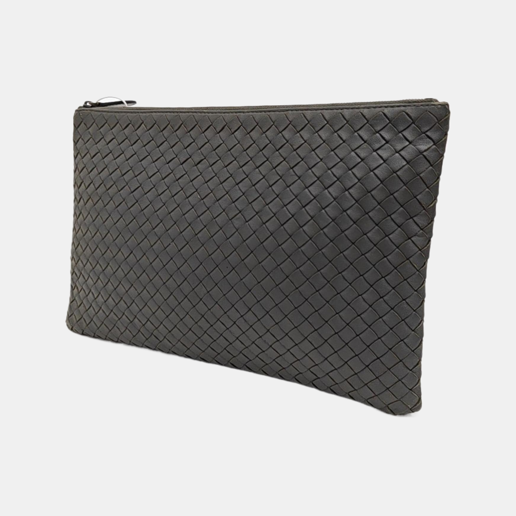 Lambskin Clutch Gray