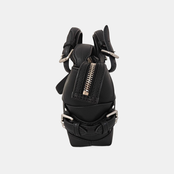 Calfskin Shoulder Bag Black