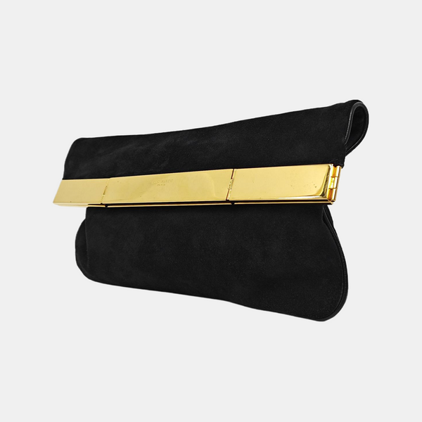 Suede Clutch Black