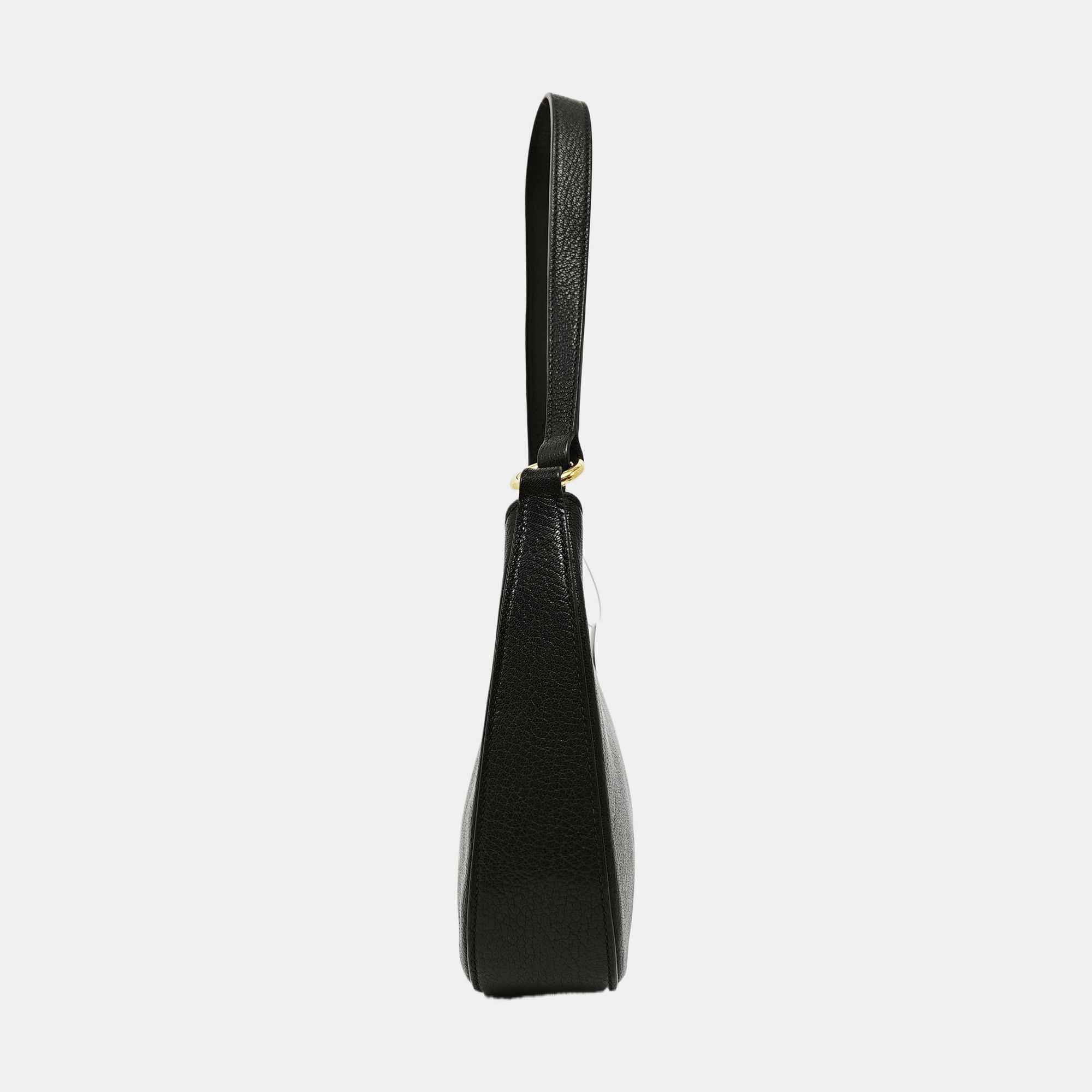 Calfskin Shoulder Bag Black