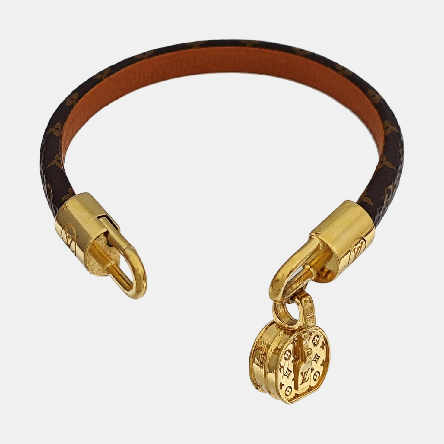 LV TRIBUTE Metal Brown Bangle