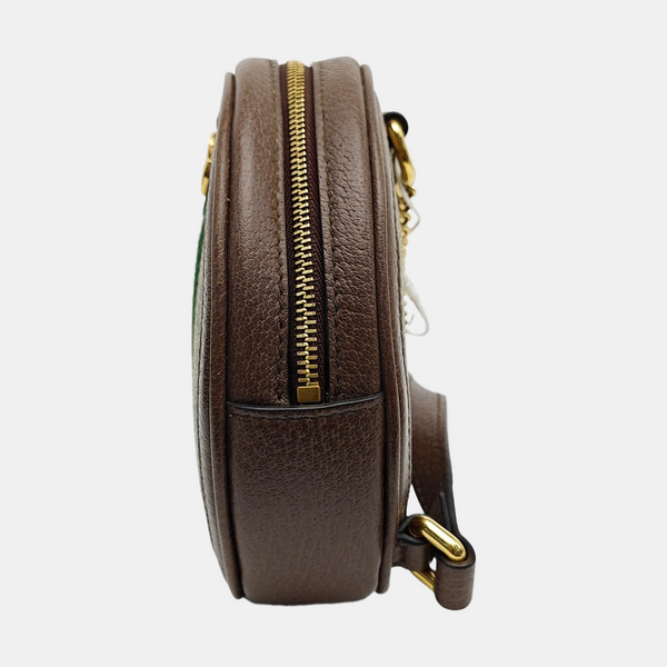Ophidia Mini Monogram Coated Canvas Beige