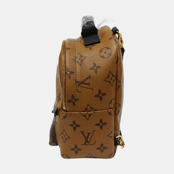 PALM SPRINGS Mini Monogram Coated Canvas Brown