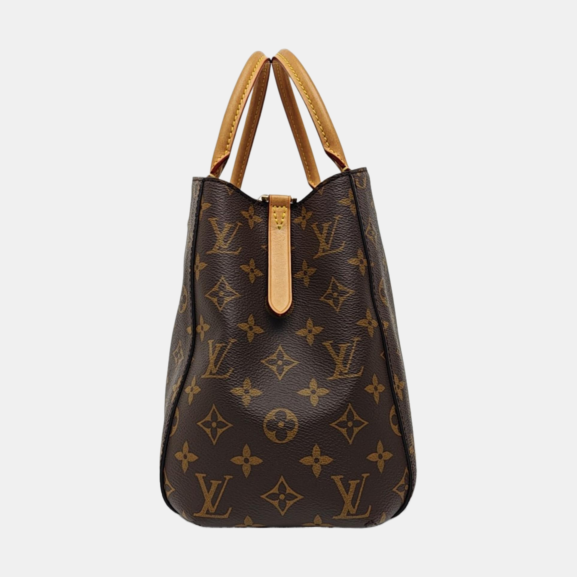 MONTAIGNE Monogram Coated Canvas Brown
