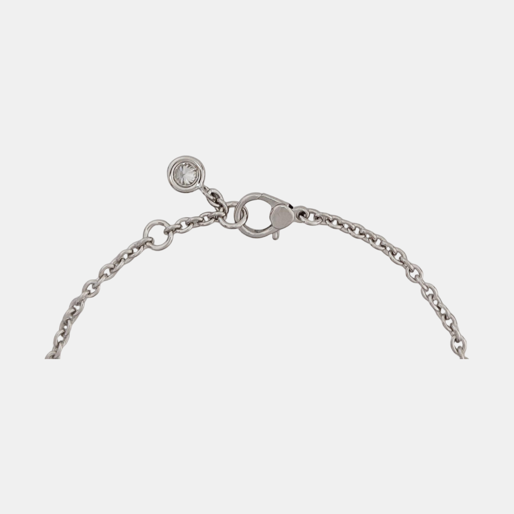 Finesse 18k White Gold Silver Bracelet