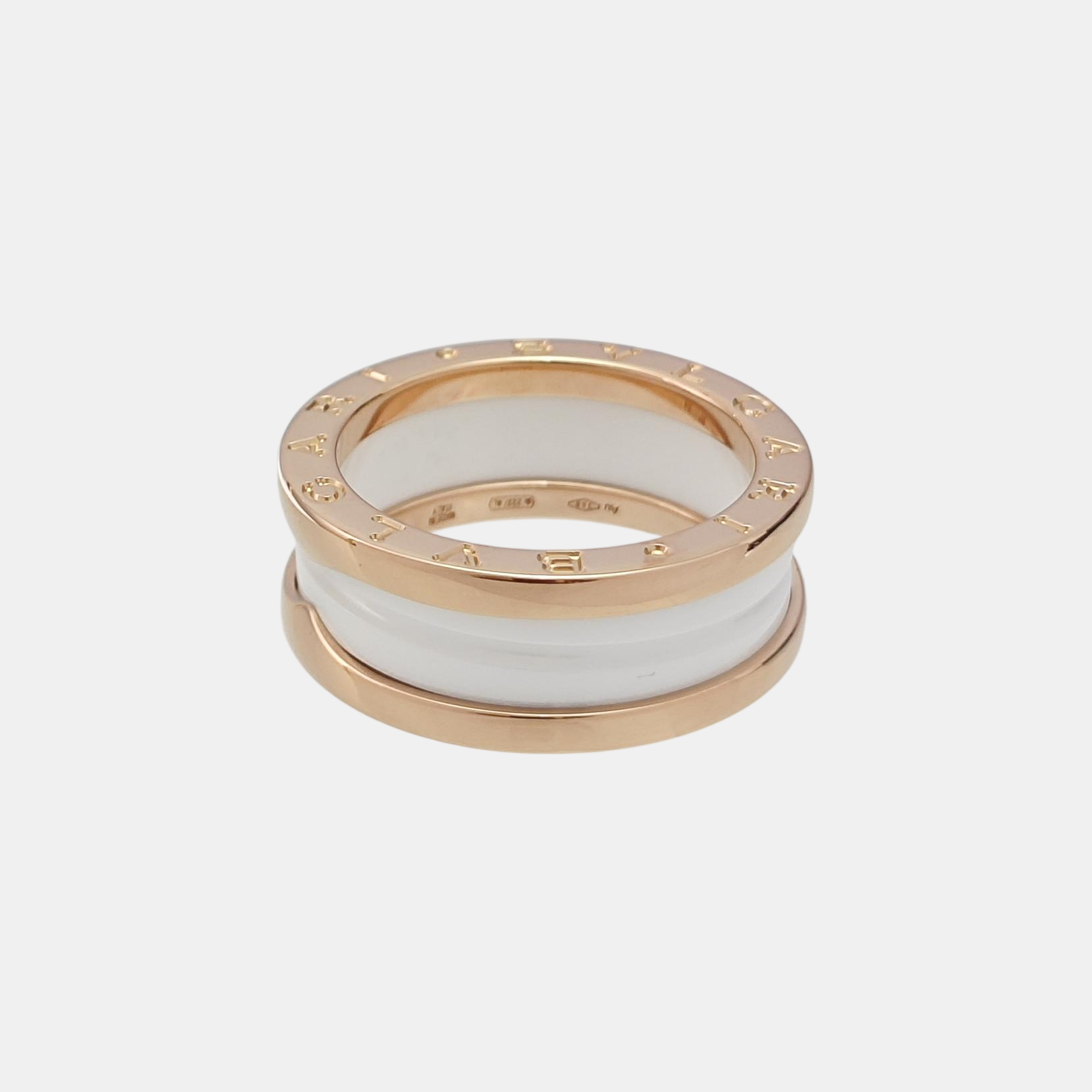 B.ZERO1 18k Rose Gold Ring EU 54
