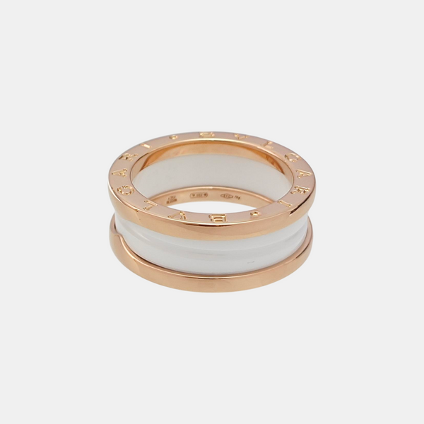 B.ZERO1 18k Rose Gold Ring EU 54