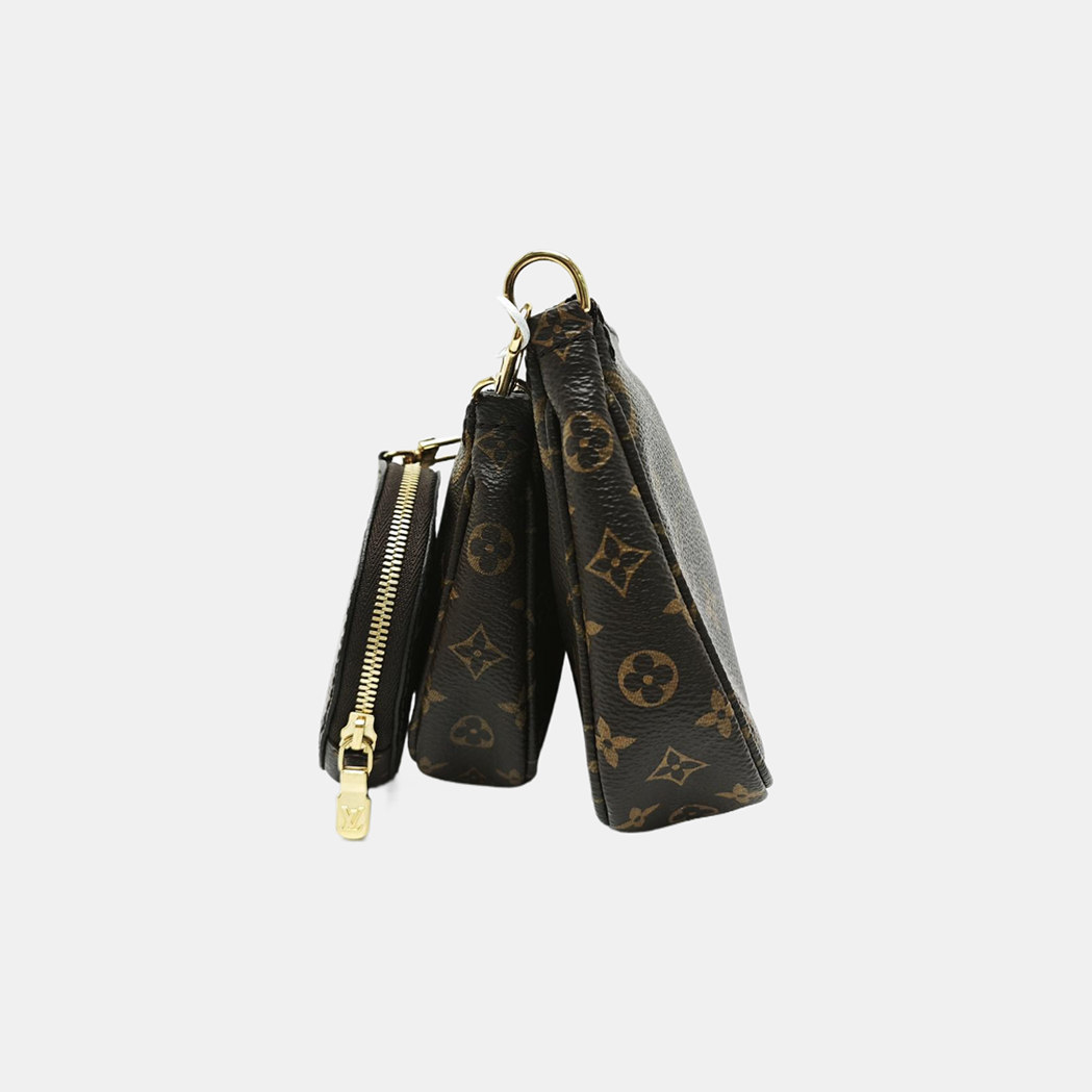 MULTI Monogram Coated Canvas Brown