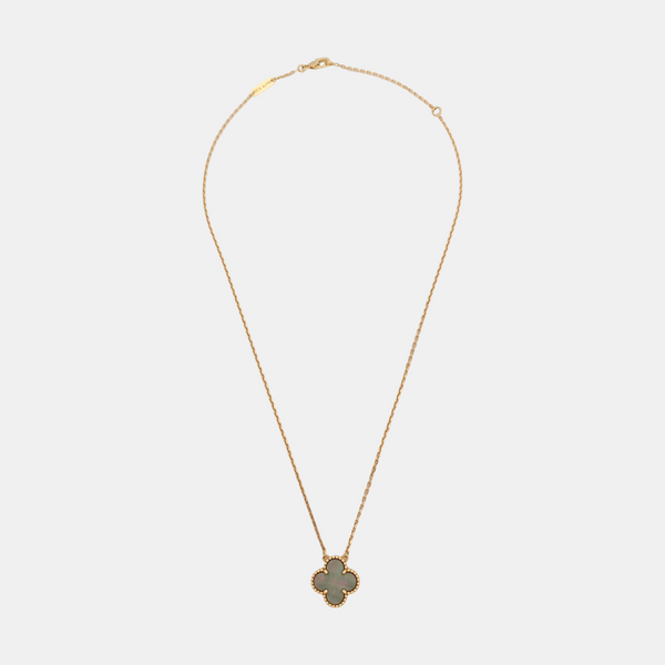 Vintage Alhambra 18k Rose Gold Necklace