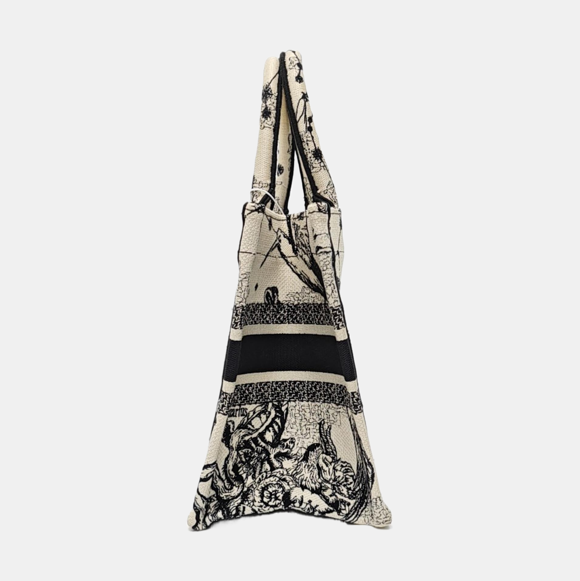 Authenticated pre-owned  Book Tote Small Canvas White - Tote Bag at Looply