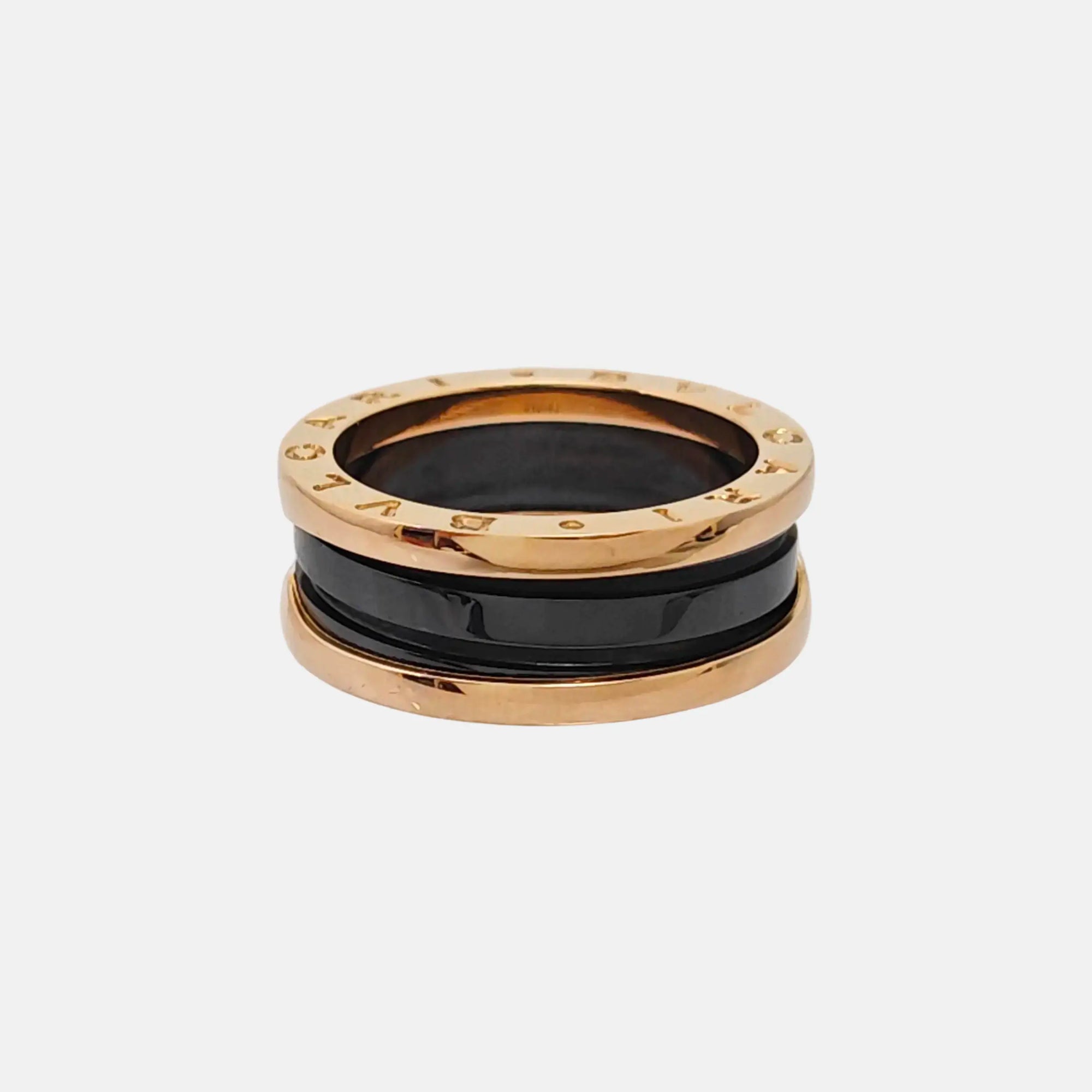 B.ZERO1 Anillo de oro rosa de 18k UE 56