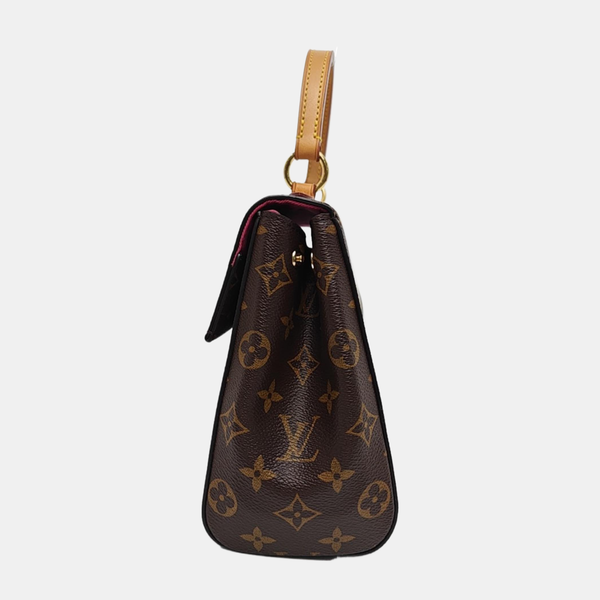 CLUNY Monogram Coated Canvas Brown