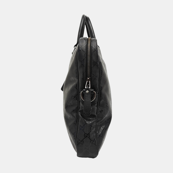 GG Imprime Monogram Coated Canvas Black