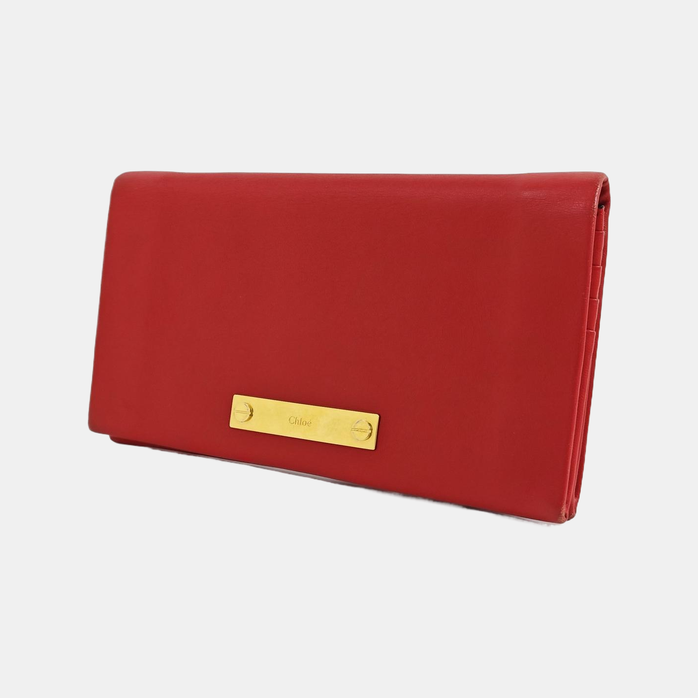 Calfskin Wallet Red