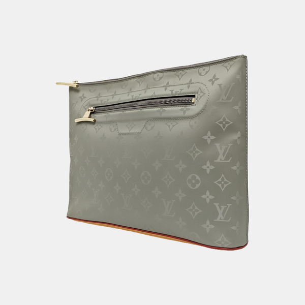 Monogram Coated Canvas Gray