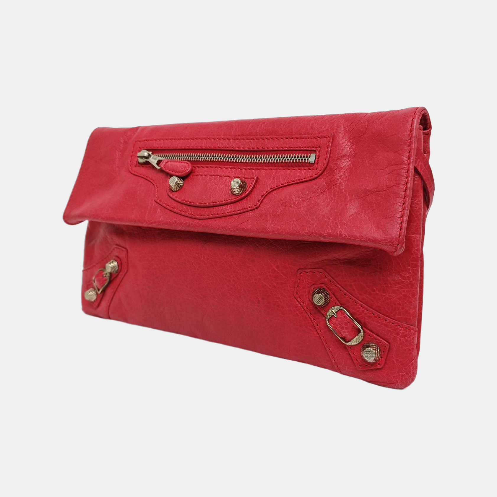 Classic City Small Lambskin Red
