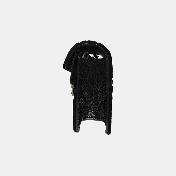 Dionysus Super Mini Monogram Suede Black