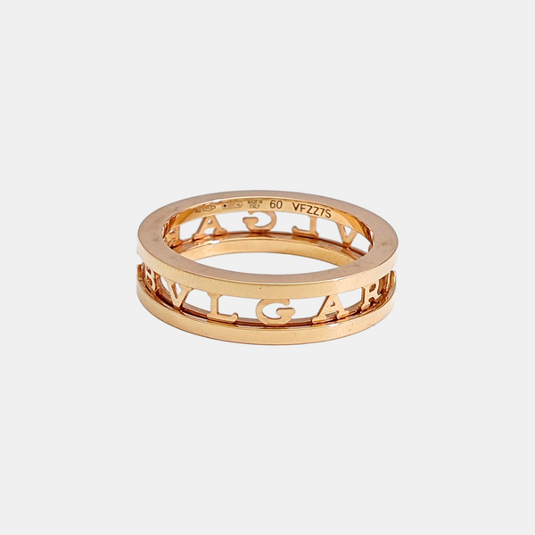 B.ZERO1 18k Rose Gold Ring EU 60