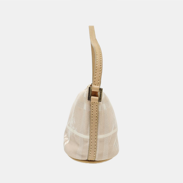 Canvas Top Handle Bag Beige