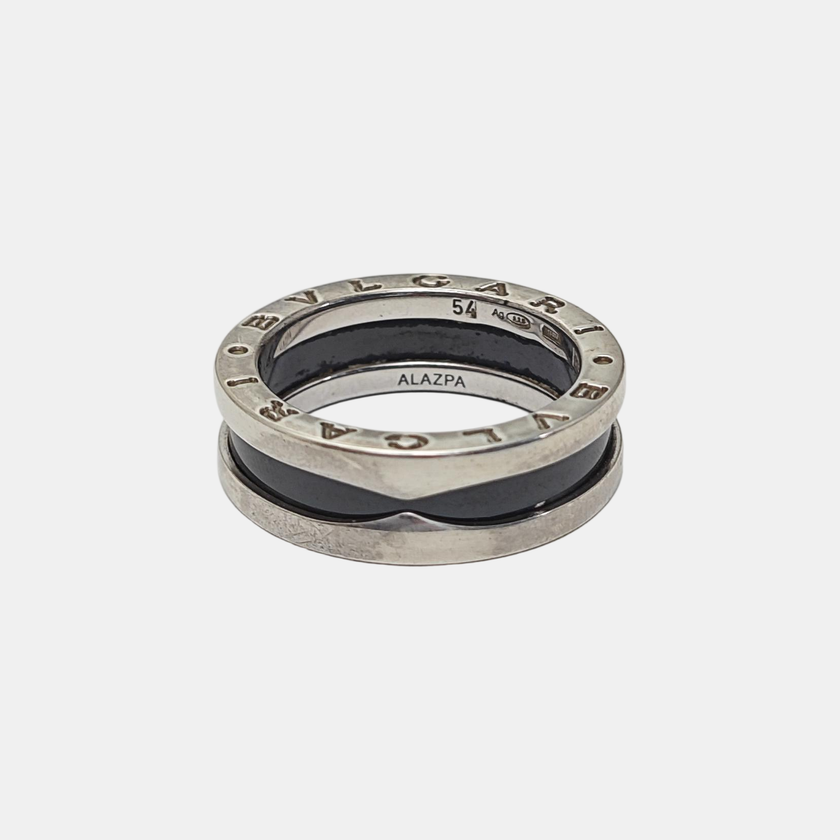 B.ZERO1 925 Sterling Silver Ring EU 54