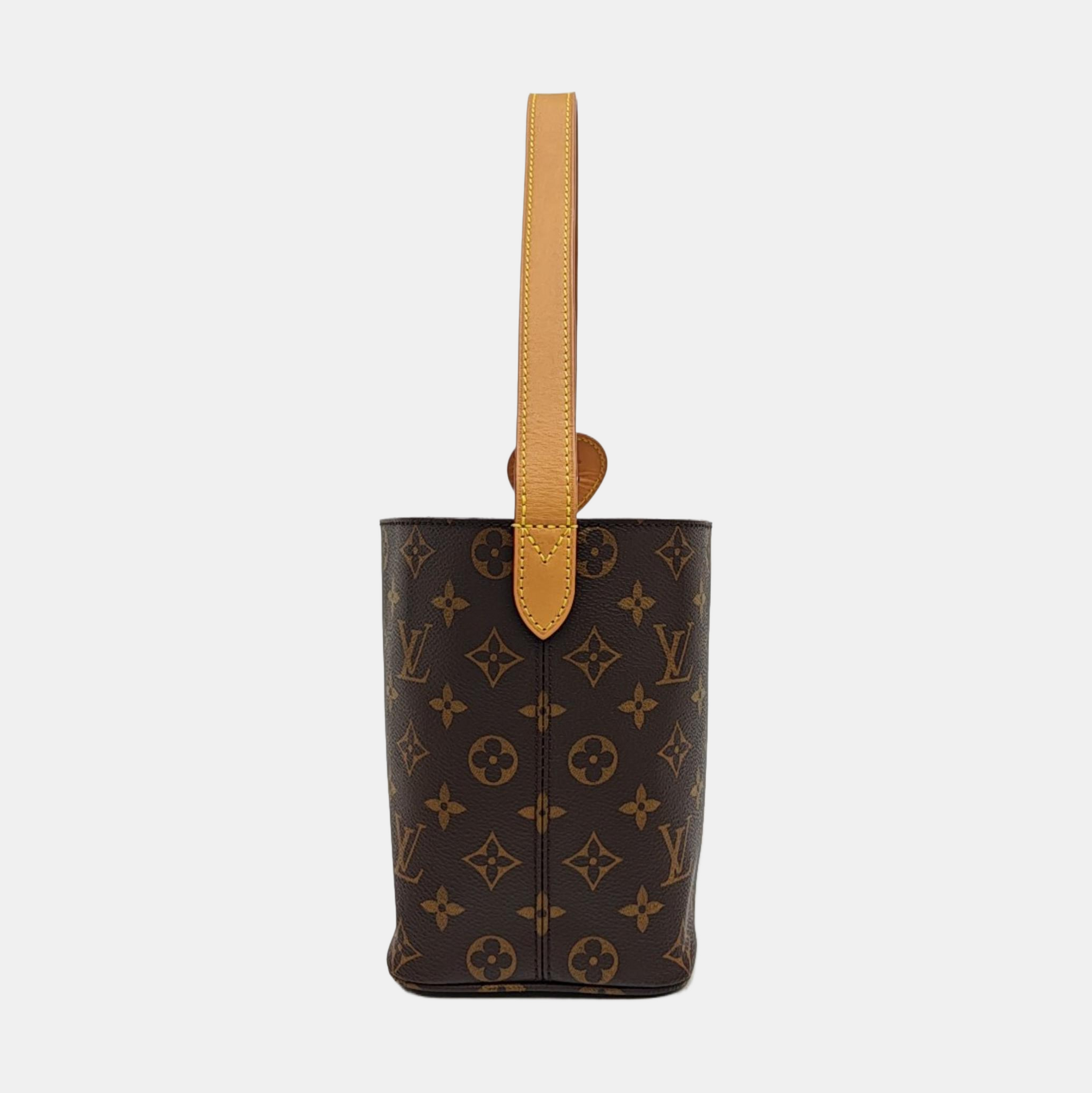 ALL IN Monogram Coated Canvas Brown