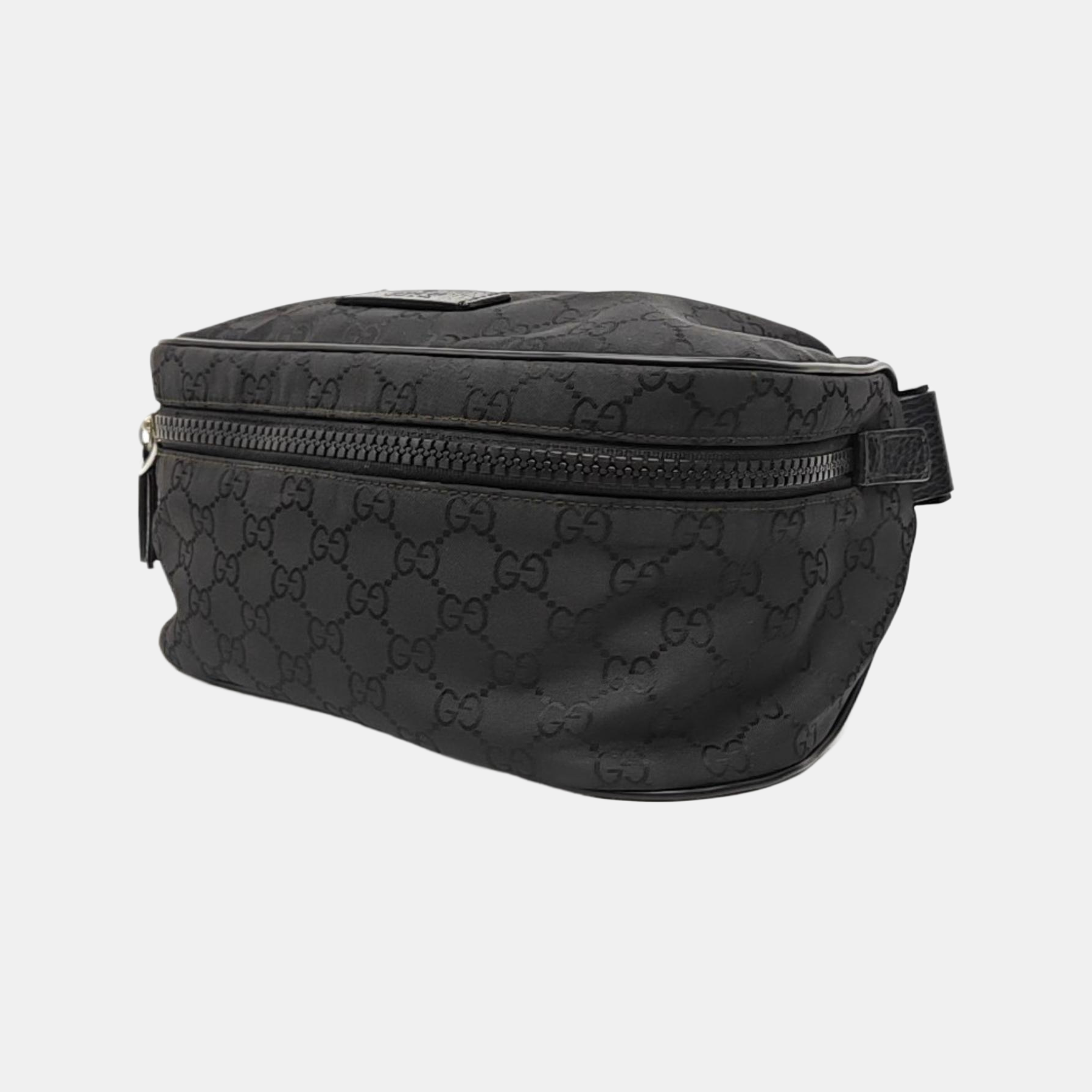 Monogram Canvas Belt Bag Black