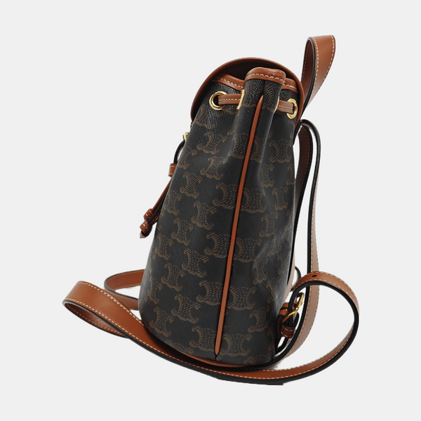 TRIOMPHE Mini Coated Canvas Brown