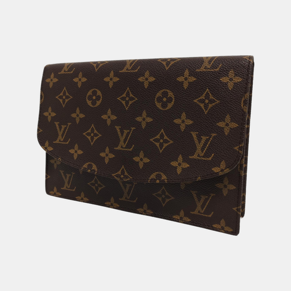 POCHETTE RABAT Monogram Coated Canvas Brown