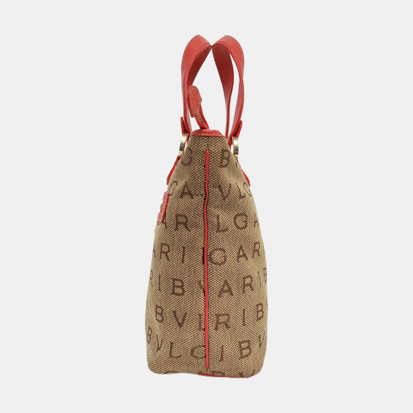 Fabric Tote Bag Brown