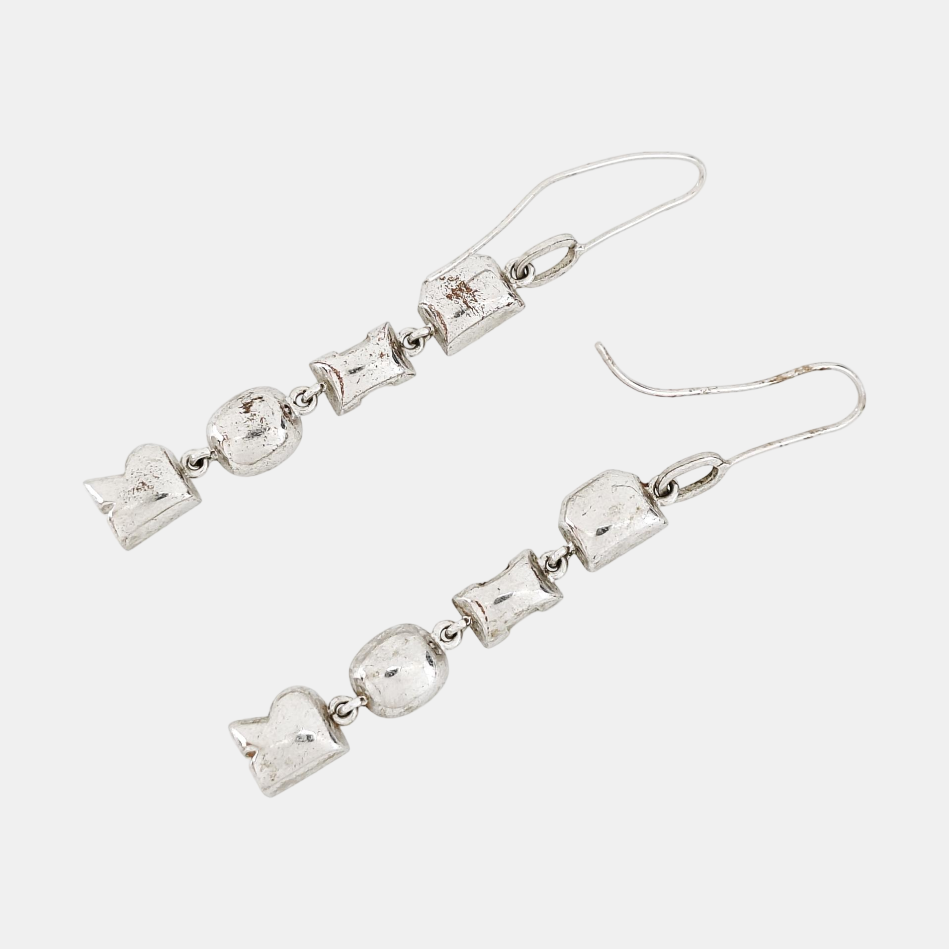Dio(r)evolution Metal Silver Earrings