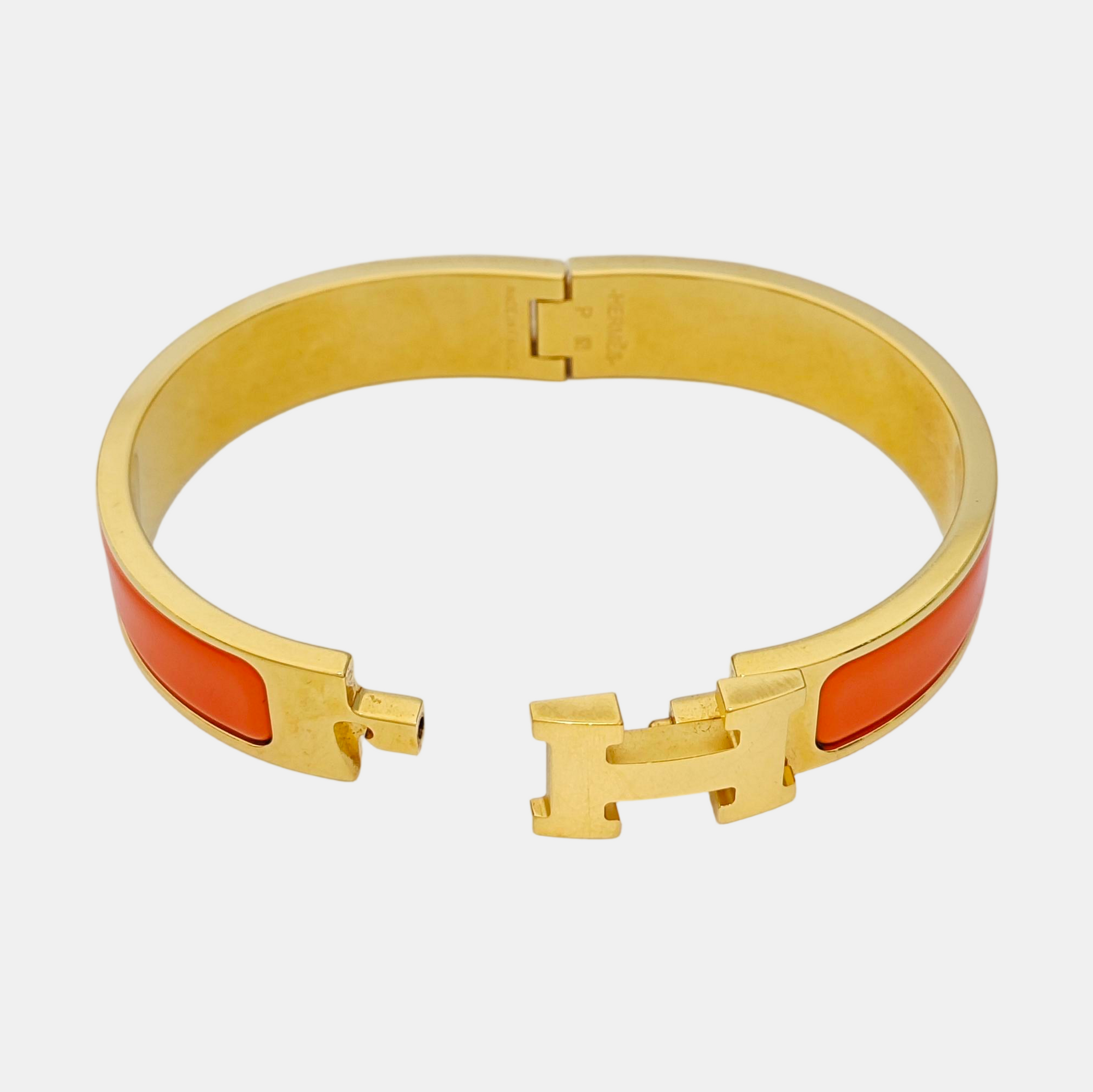 Clic H Metal Gold Bangle