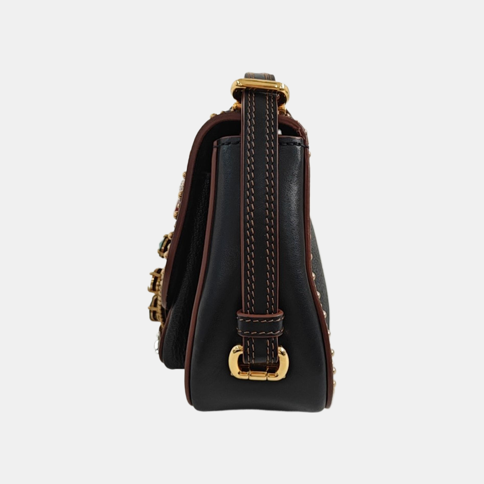 Miu Lady Calfskin Black