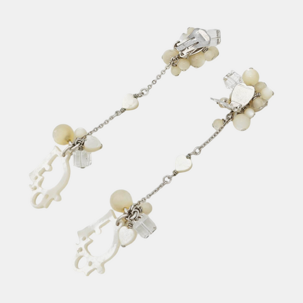 Metal Silver Clip On Earrings