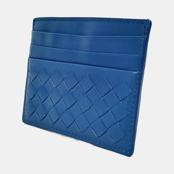 Calfskin Blue Card Holder