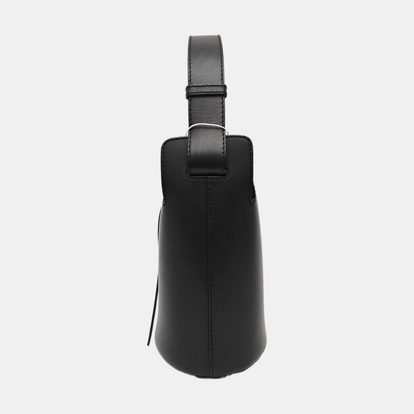 The Bucket Calfskin Black