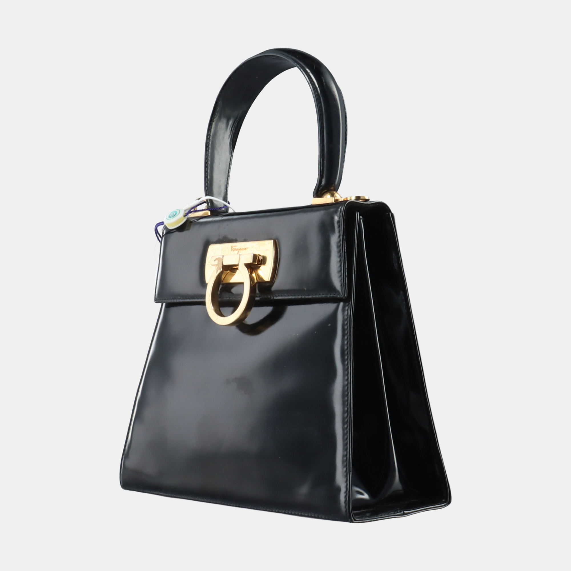 Kelly Patent Leather Black