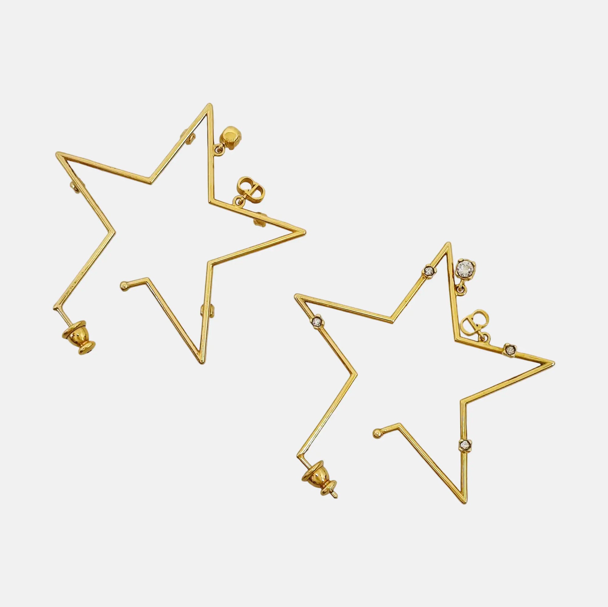 Metal Gold Earrings