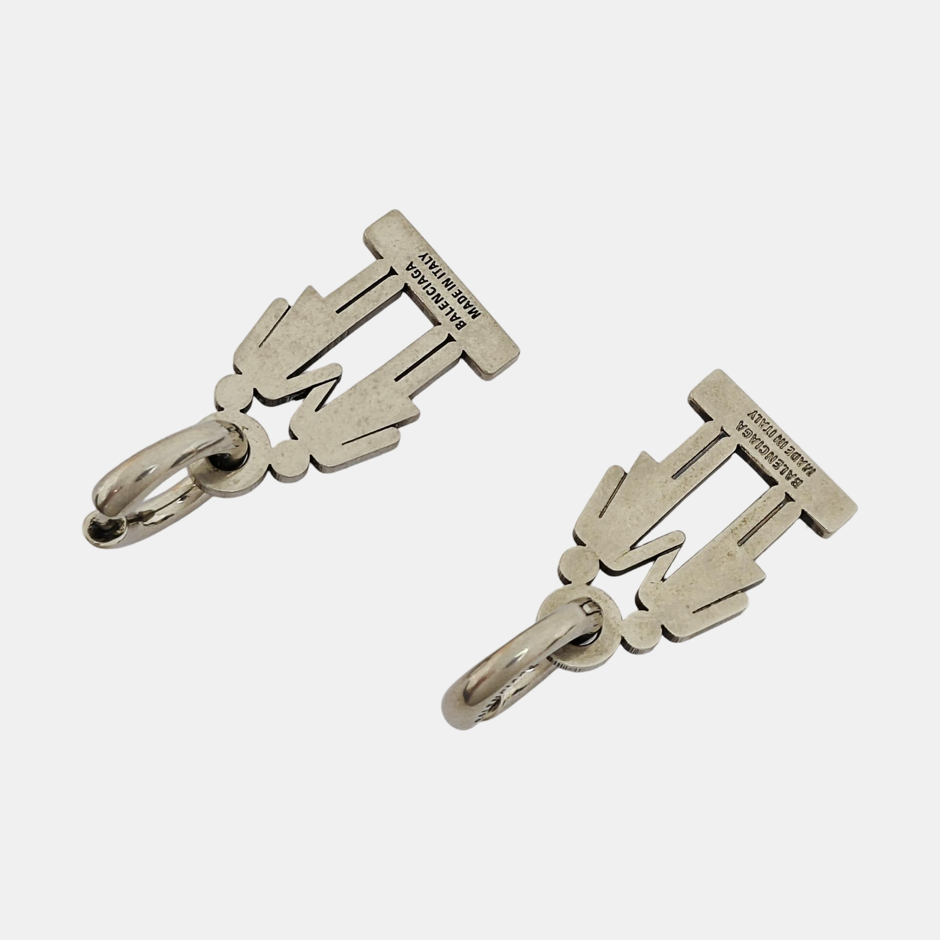 Metal Silver Earrings