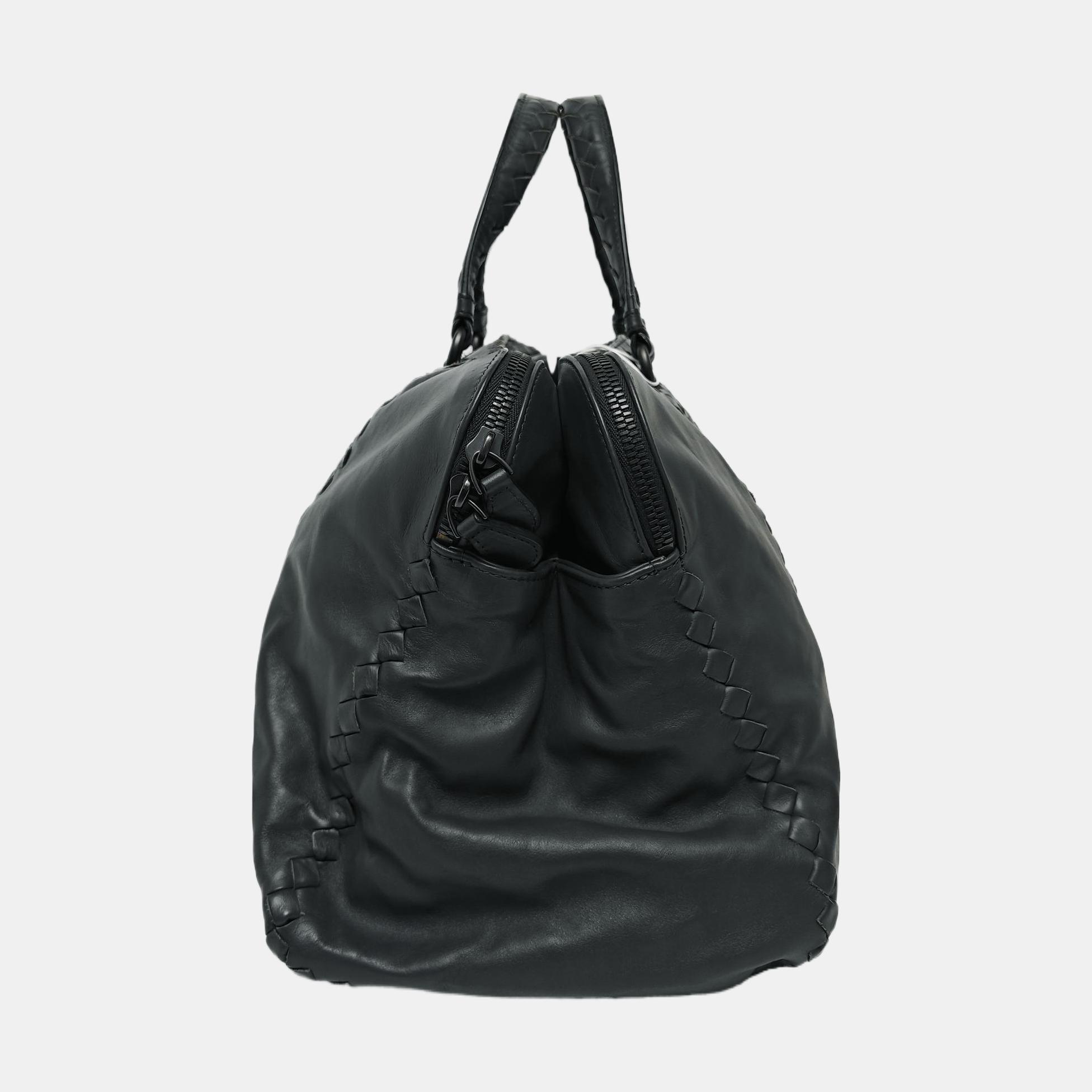 Calfskin Shoulder Bag Gray