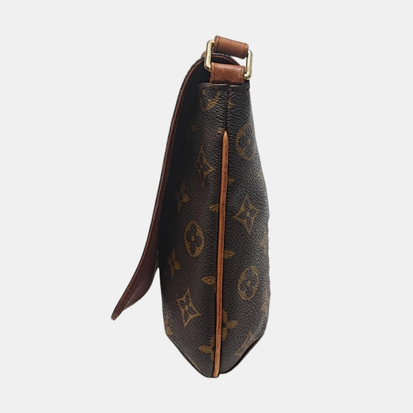 MUSETTE TANGO Monogram Coated Canvas Brown