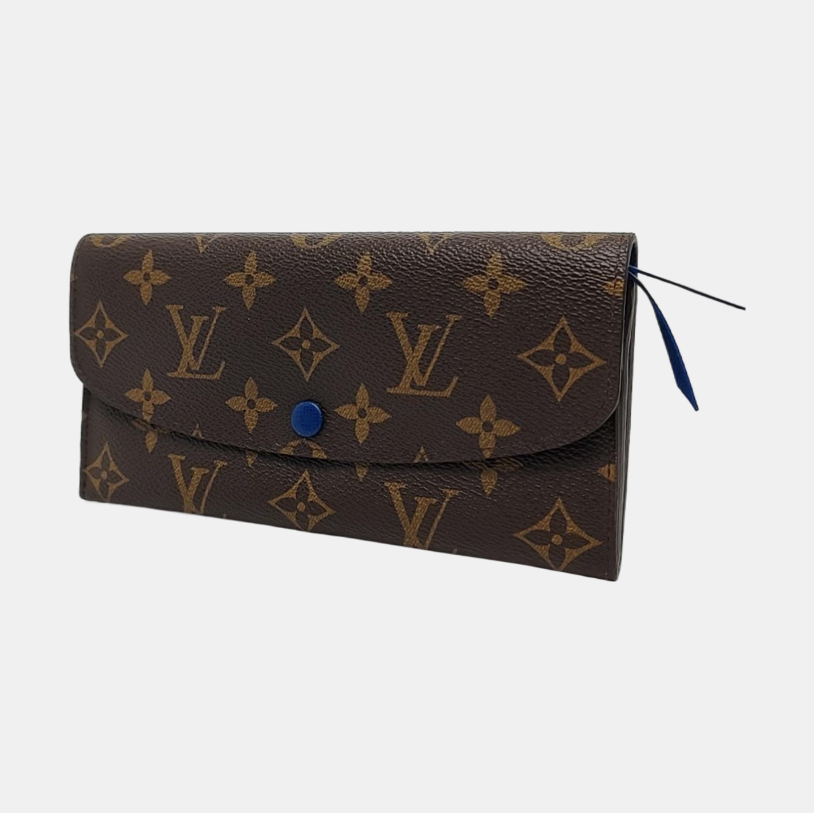 EMILIE Monogram Coated Canvas Brown Wallet