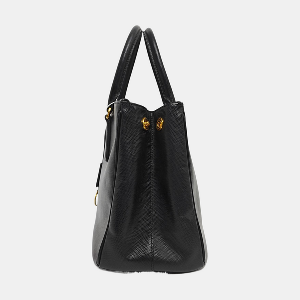 Galleria Saffiano Calfskin Black