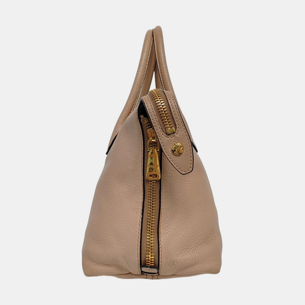 Calfskin Shoulder Bag Beige
