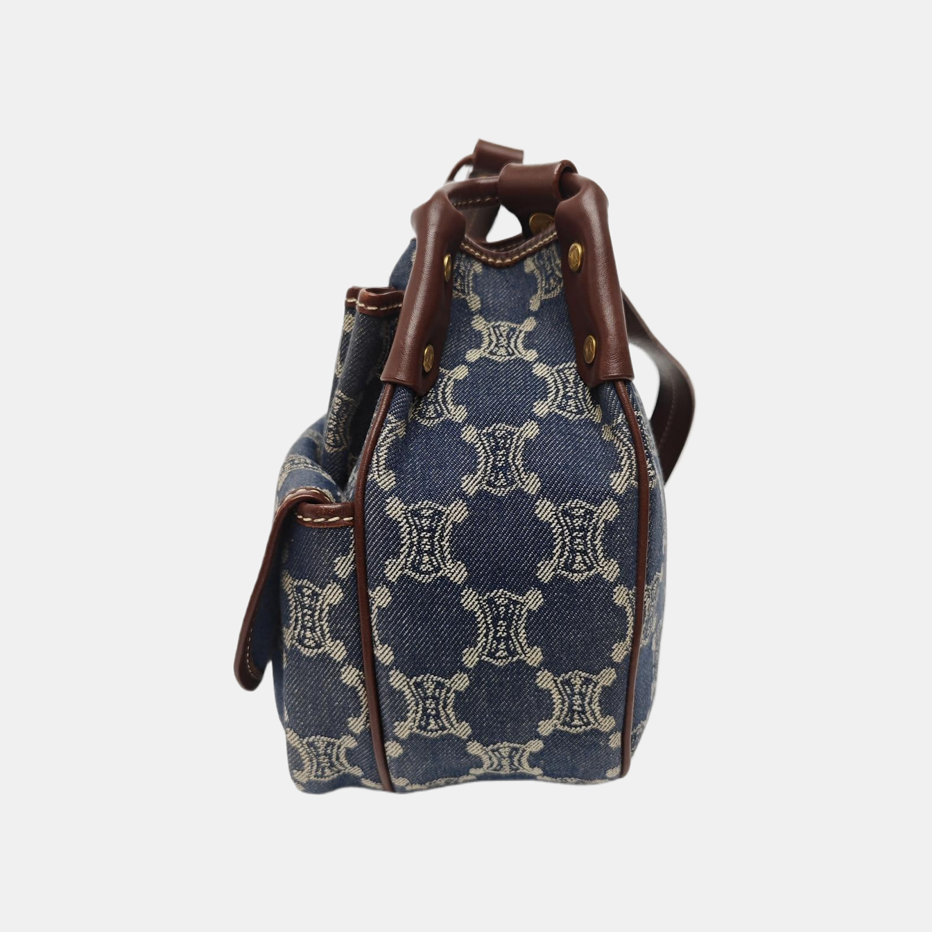 Canvas Shoulder Bag Blue
