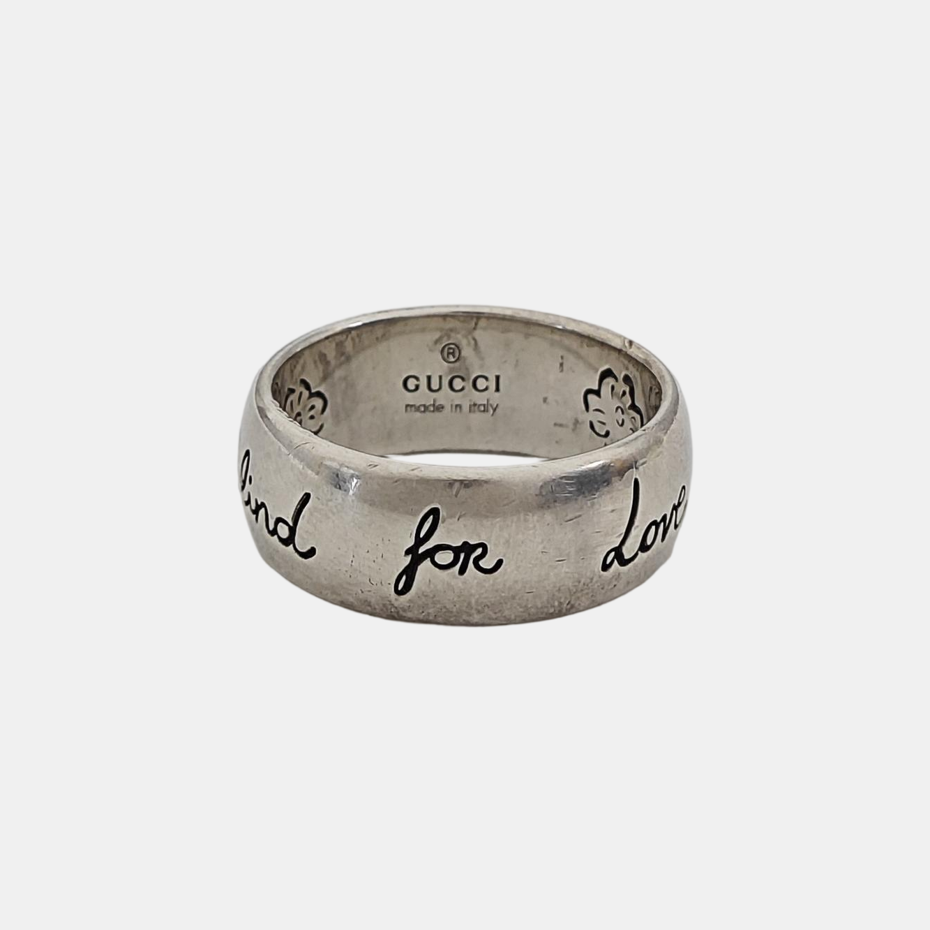 Blind For Love 925 Sterling Silver Ring EU 63