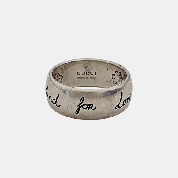 Blind For Love 925 Sterling Silver Ring EU 63