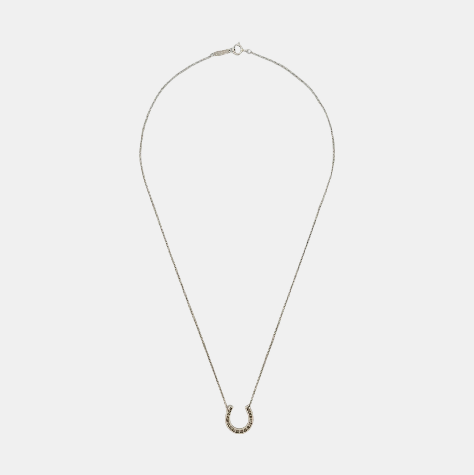 Tiffany Metro Platinum 950 Silver Necklace