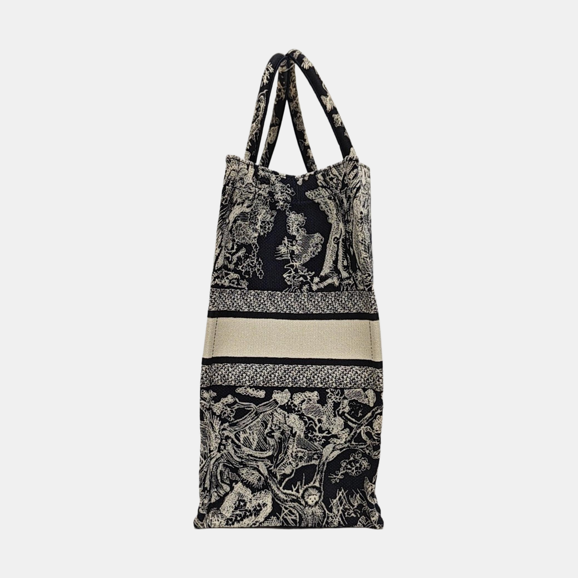 Bolso de mano grande de lona azul