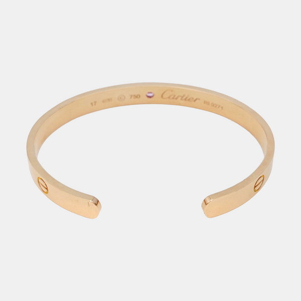 LOVE 18k Rose Gold Bangle